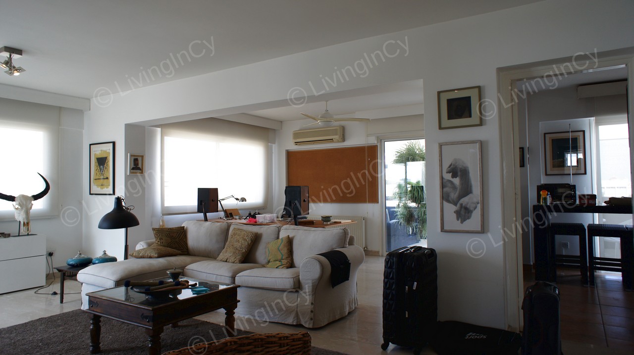 3 Bedroom Penthouse Flat to Rent Acropolis, Nicosia